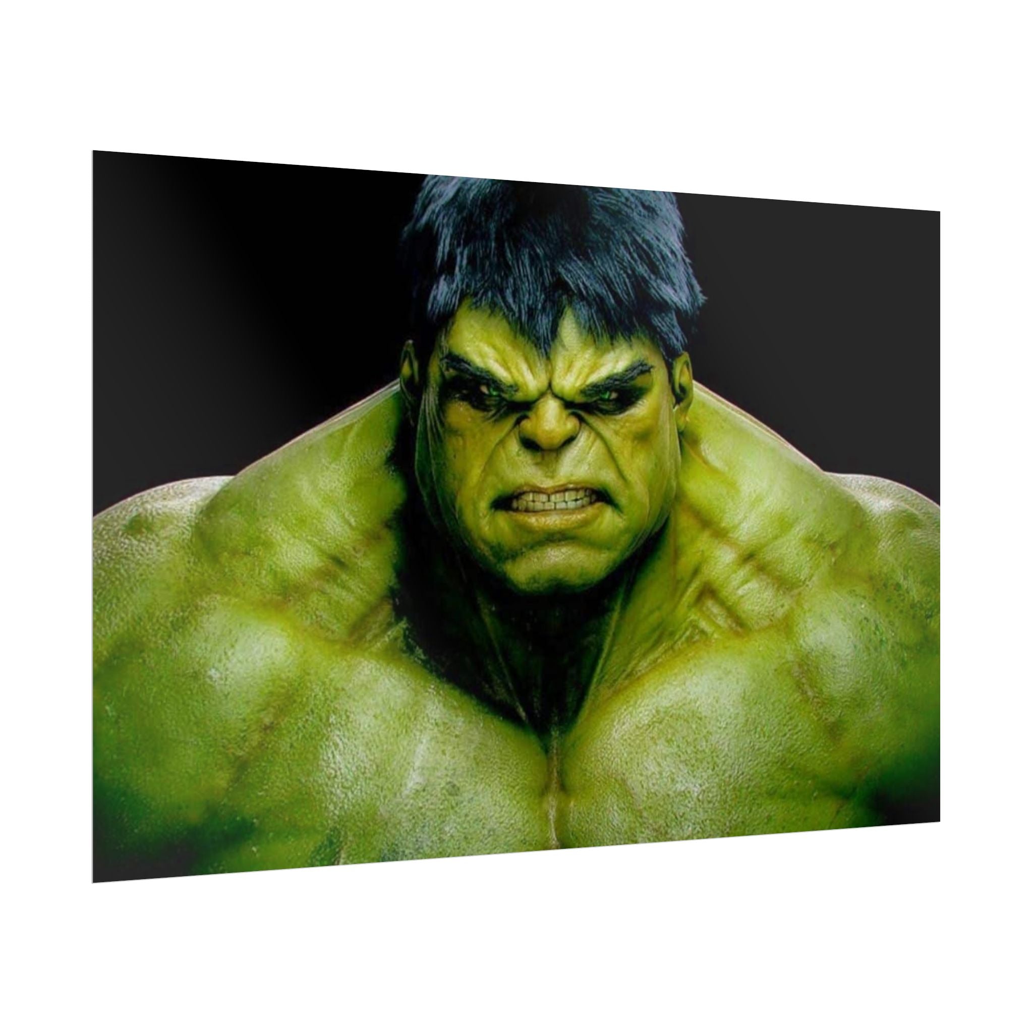 Hulk Lightning Poster — Marvel Vibrant Superhero Wall Art (Rolled Poster)