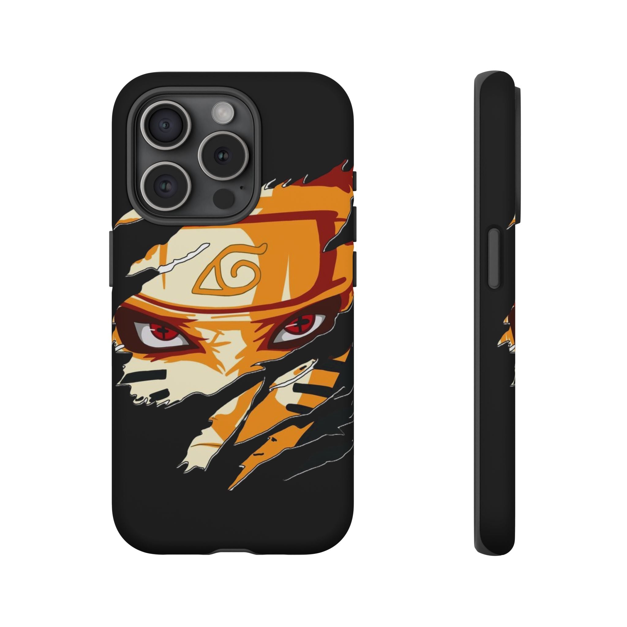 Anime Ninja Phone Case — Intense Shredded Mask Design (Tough Cases)