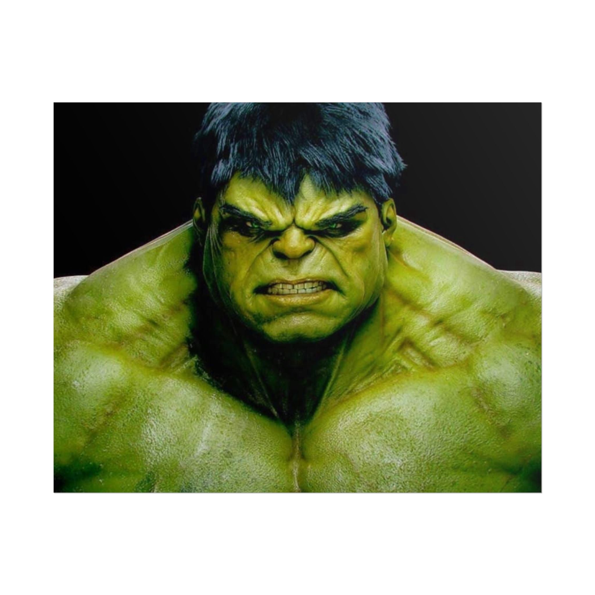 Hulk Lightning Poster — Marvel Vibrant Superhero Wall Art (Rolled Poster)