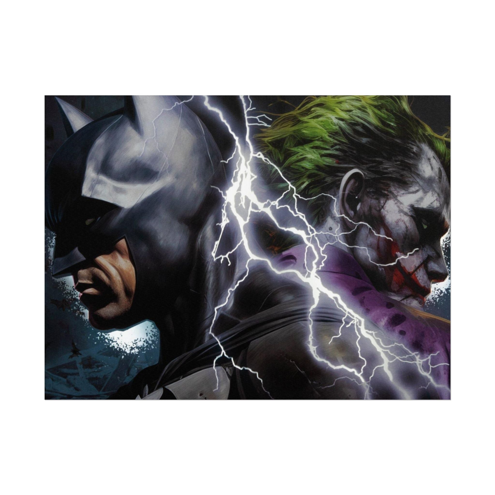 Batman vs Joker Lightning Poster