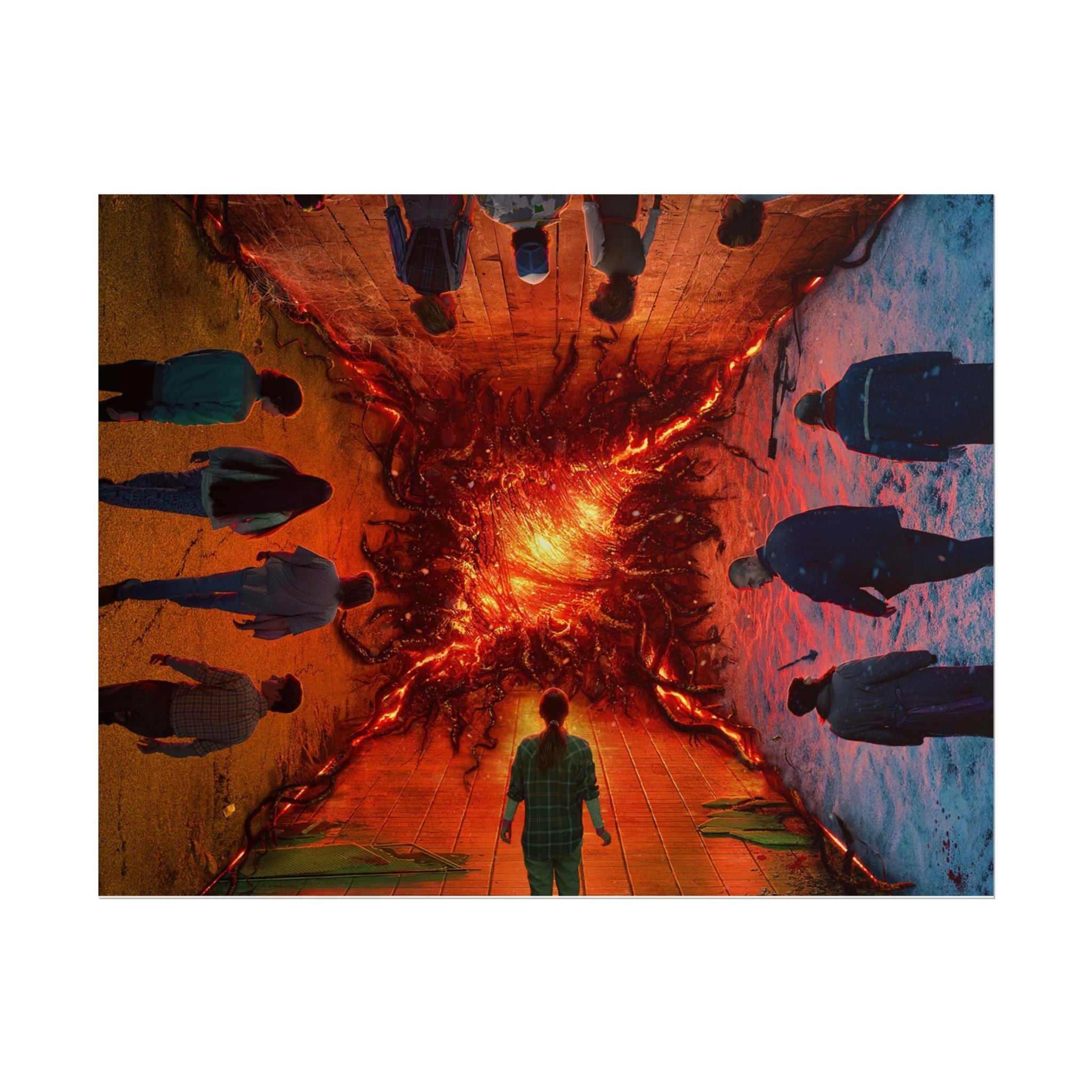 Stranger Things Upside-Down Portal Art Print