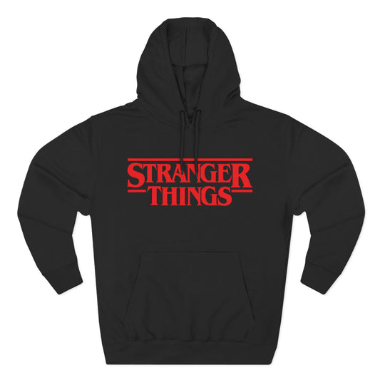 Stranger Things Fleece Hoodie – Retro Outline Logo Pullover