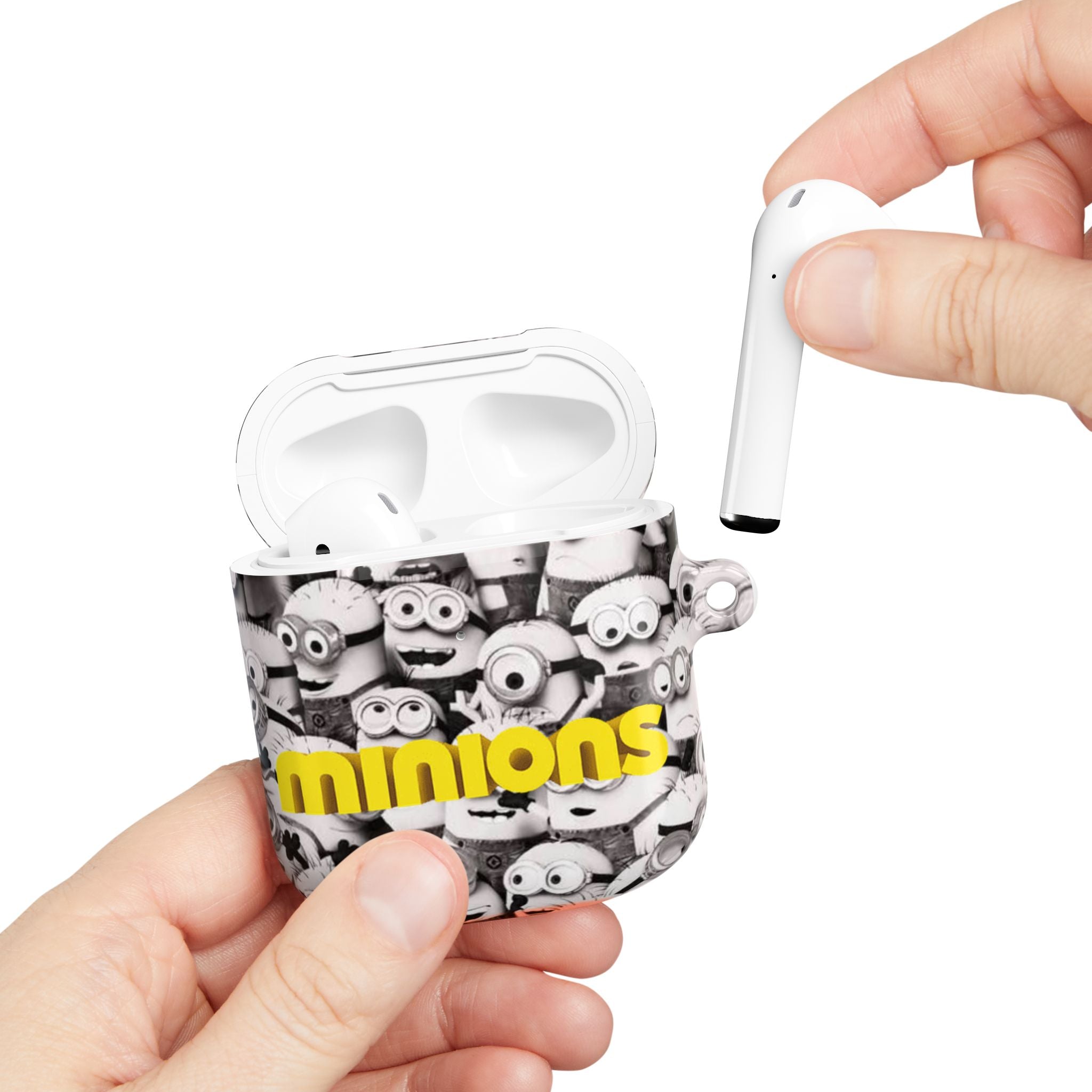 Minions Graphic AirPod Case – Yellow Logo