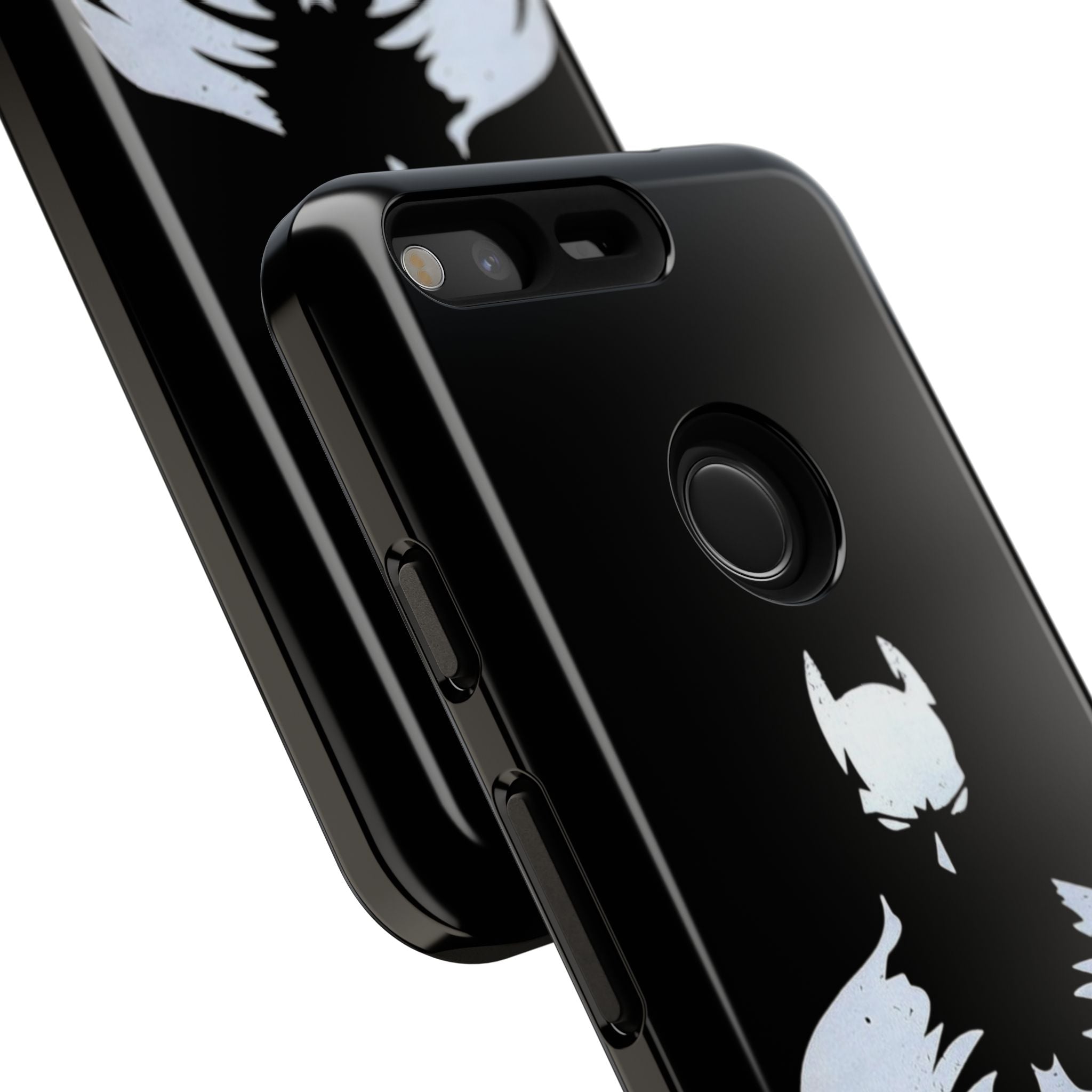 Batman Silhouette Tough Phone Case — Dark Knight Black Protective Cover