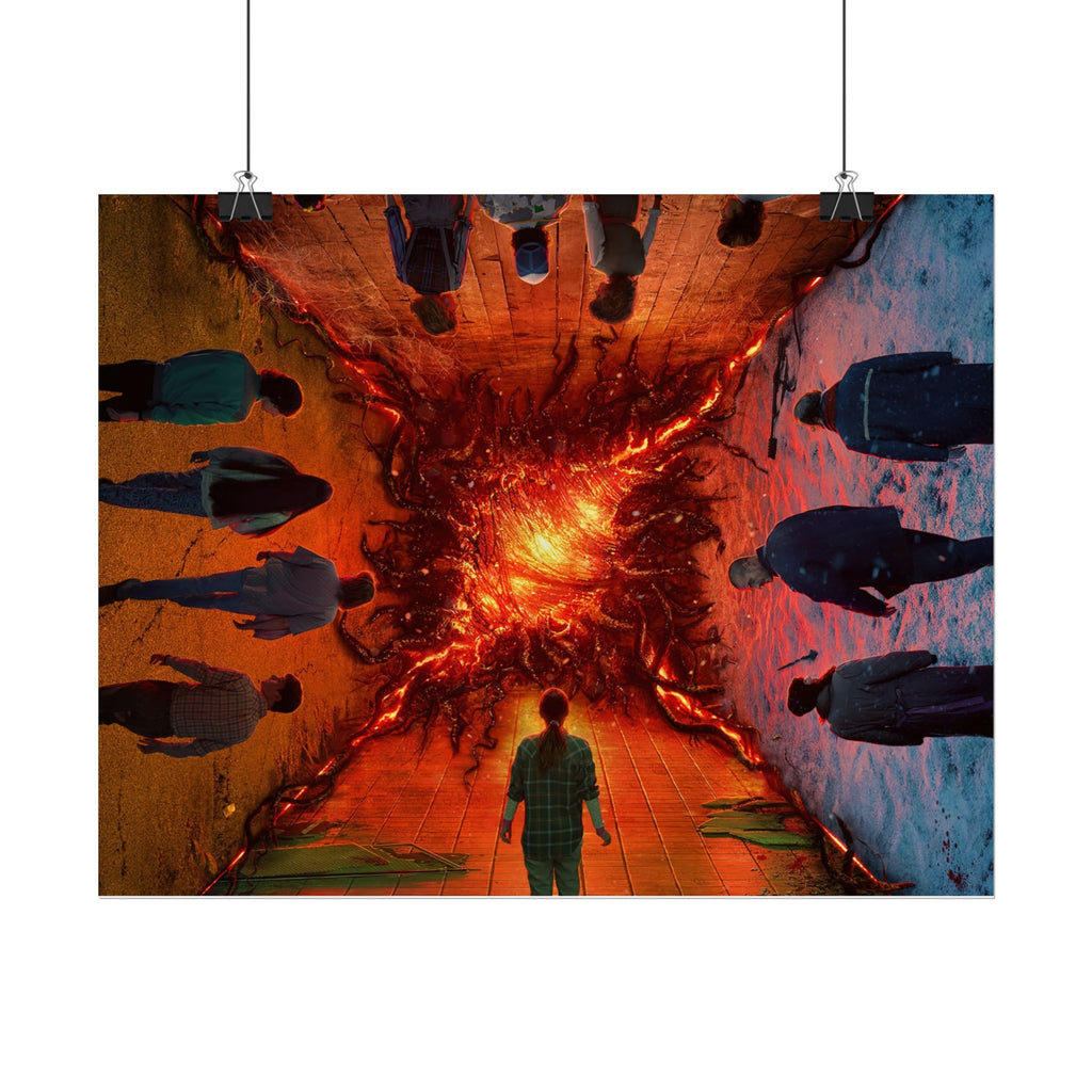 Stranger Things Upside-Down Portal Art Print