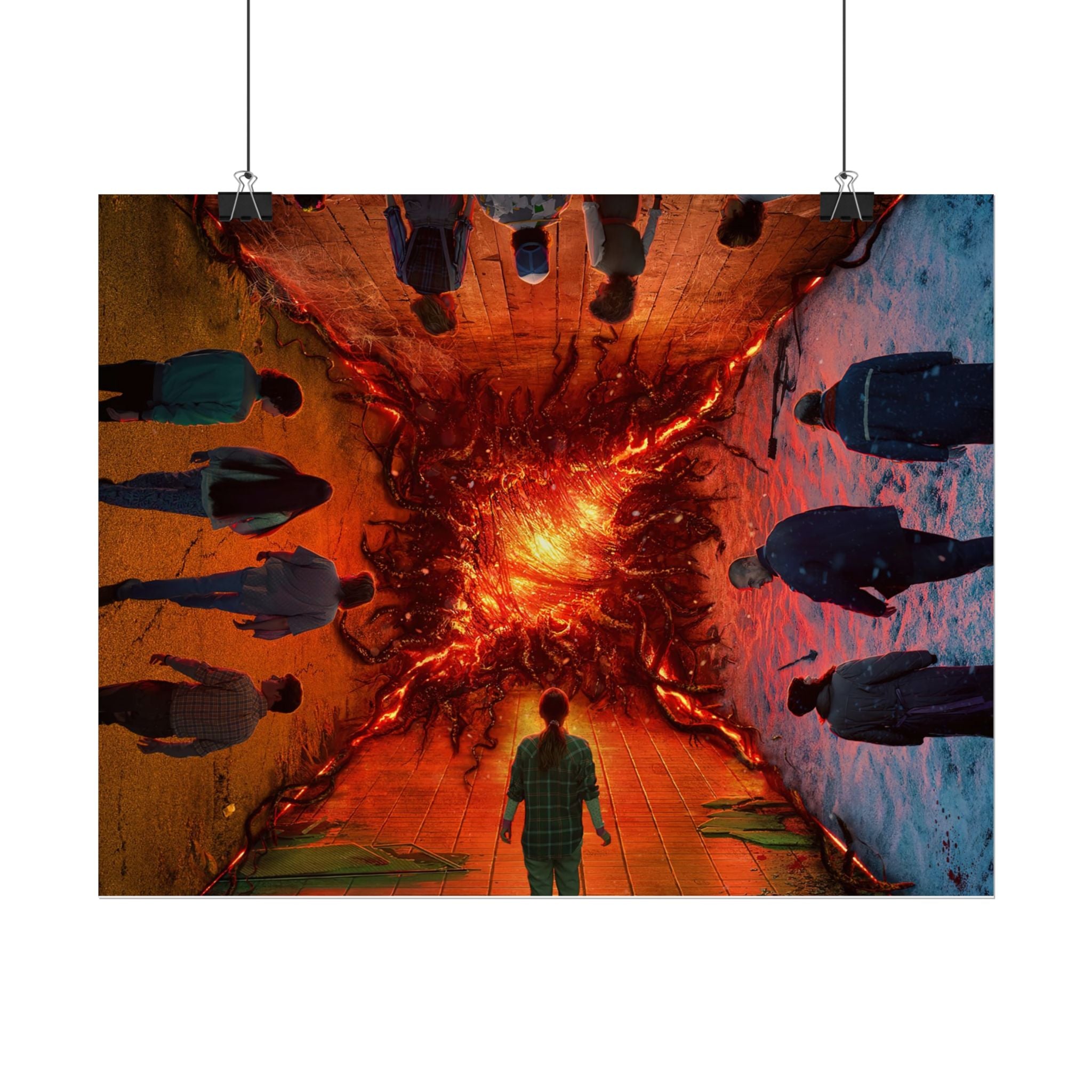 Stranger Things Upside-Down Portal Art Print
