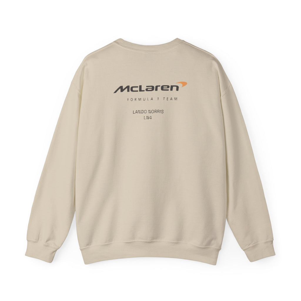 McLaren Logo Crewneck Sweatshirt | Formula 1 Team Apparel | Original Lando Norris Sweatshirt