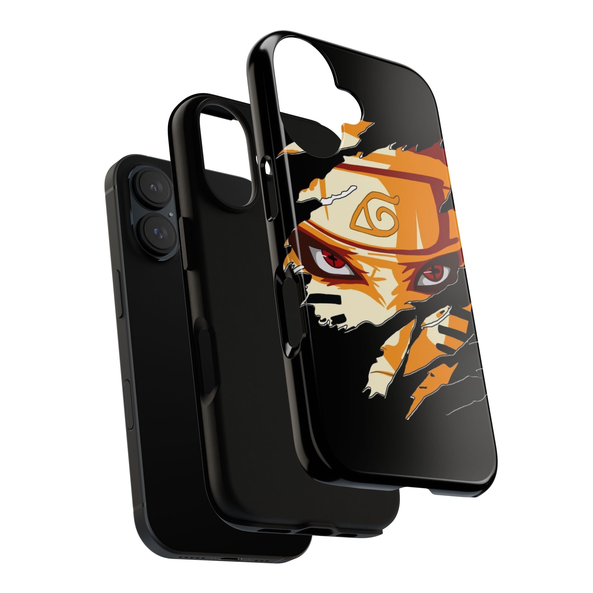 Anime Ninja Phone Case — Intense Shredded Mask Design (Tough Cases)