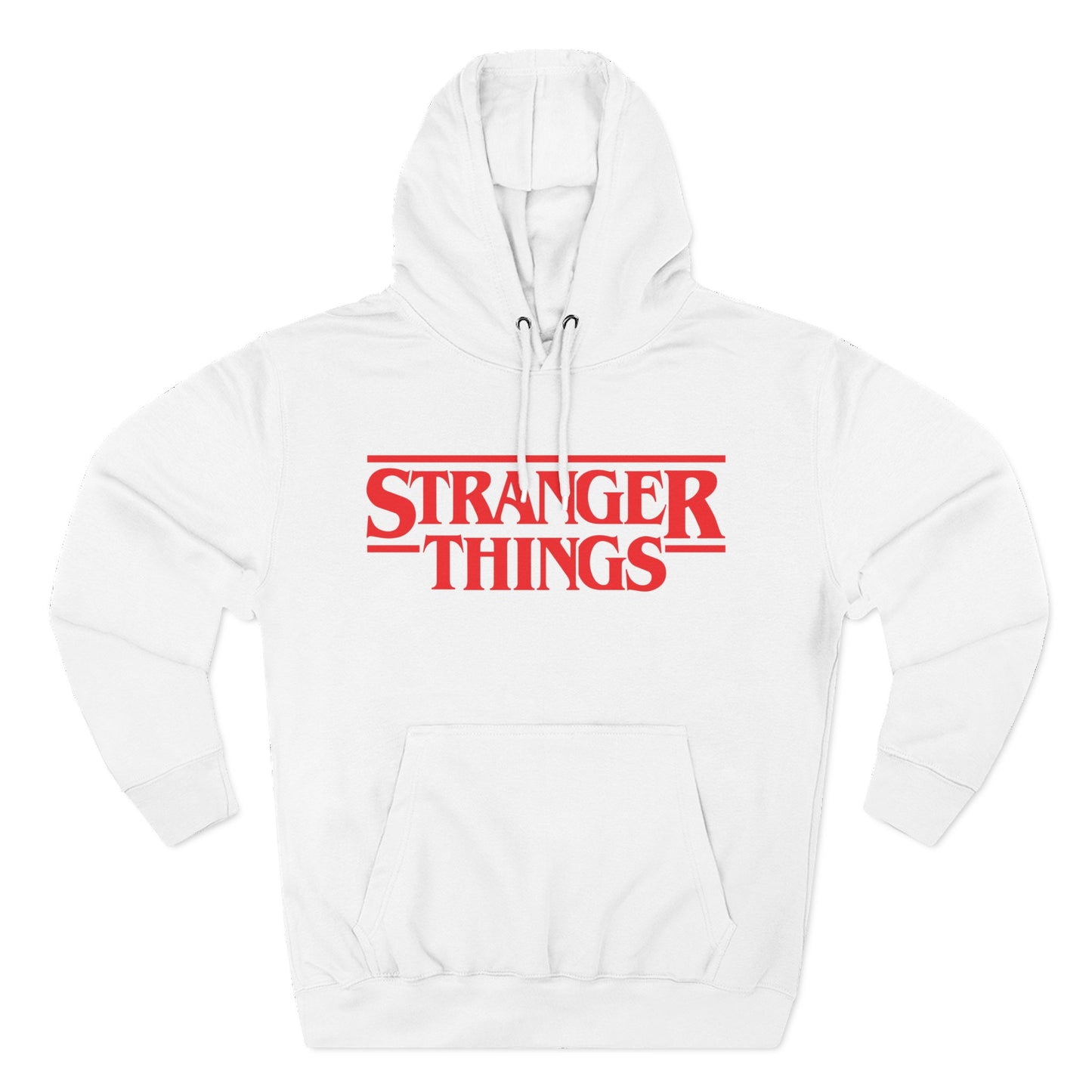 Stranger Things Fleece-Kapuzenpullover – Retro Outline Logo Pullover