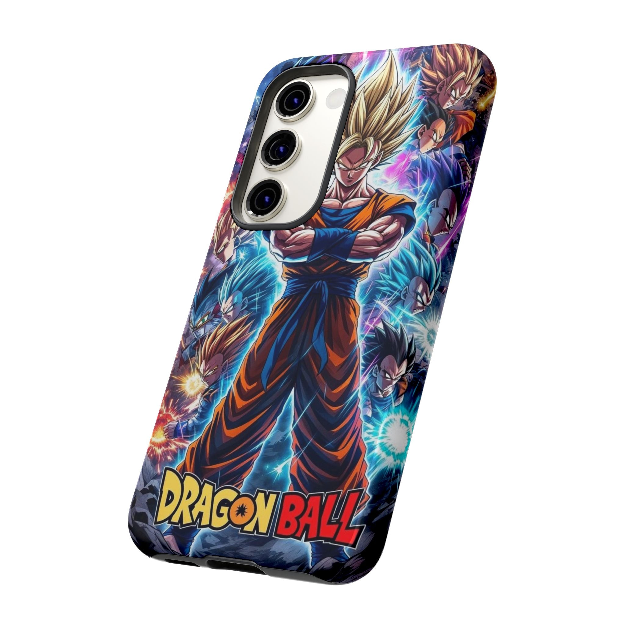 Dragon Ball Super Saiyan Phone Case — Goku Anime Tough Case