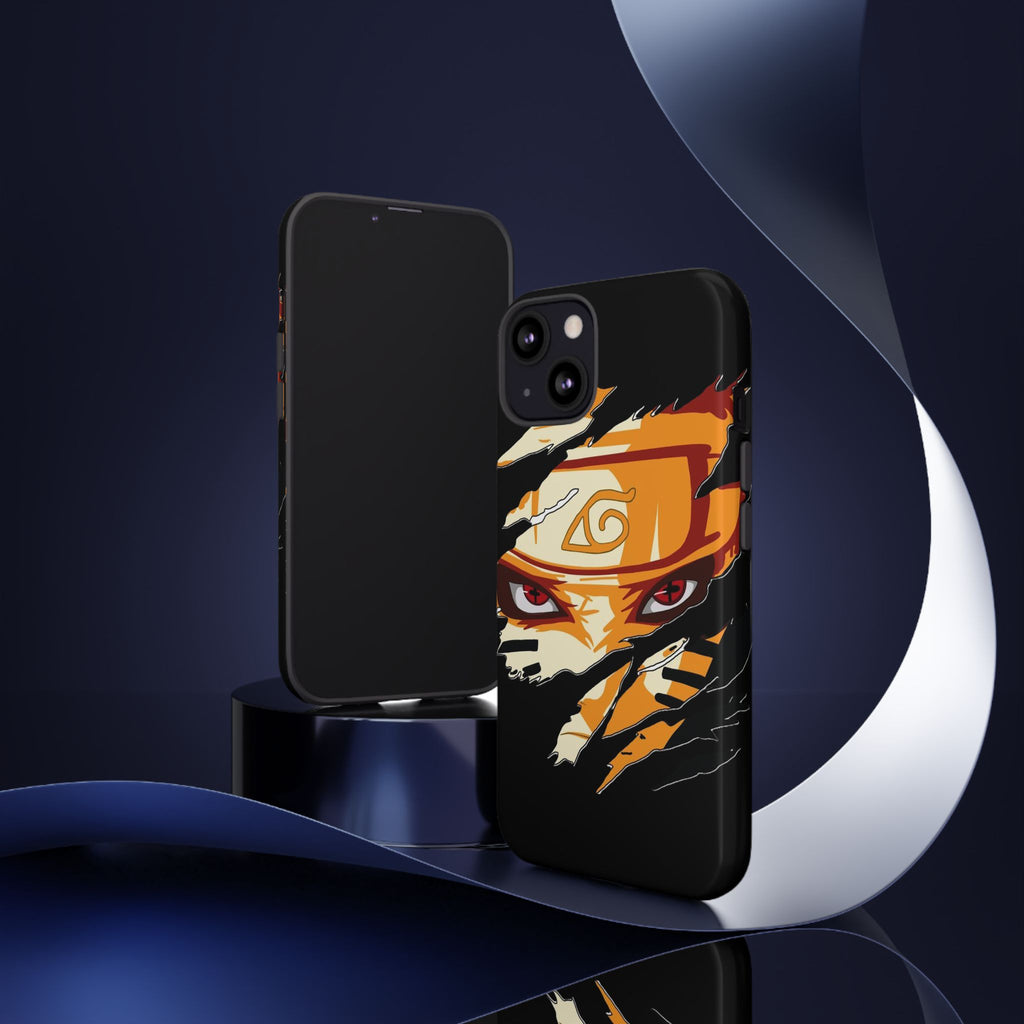 Anime Ninja Phone Case — Intense Shredded Mask Design (Tough Cases)