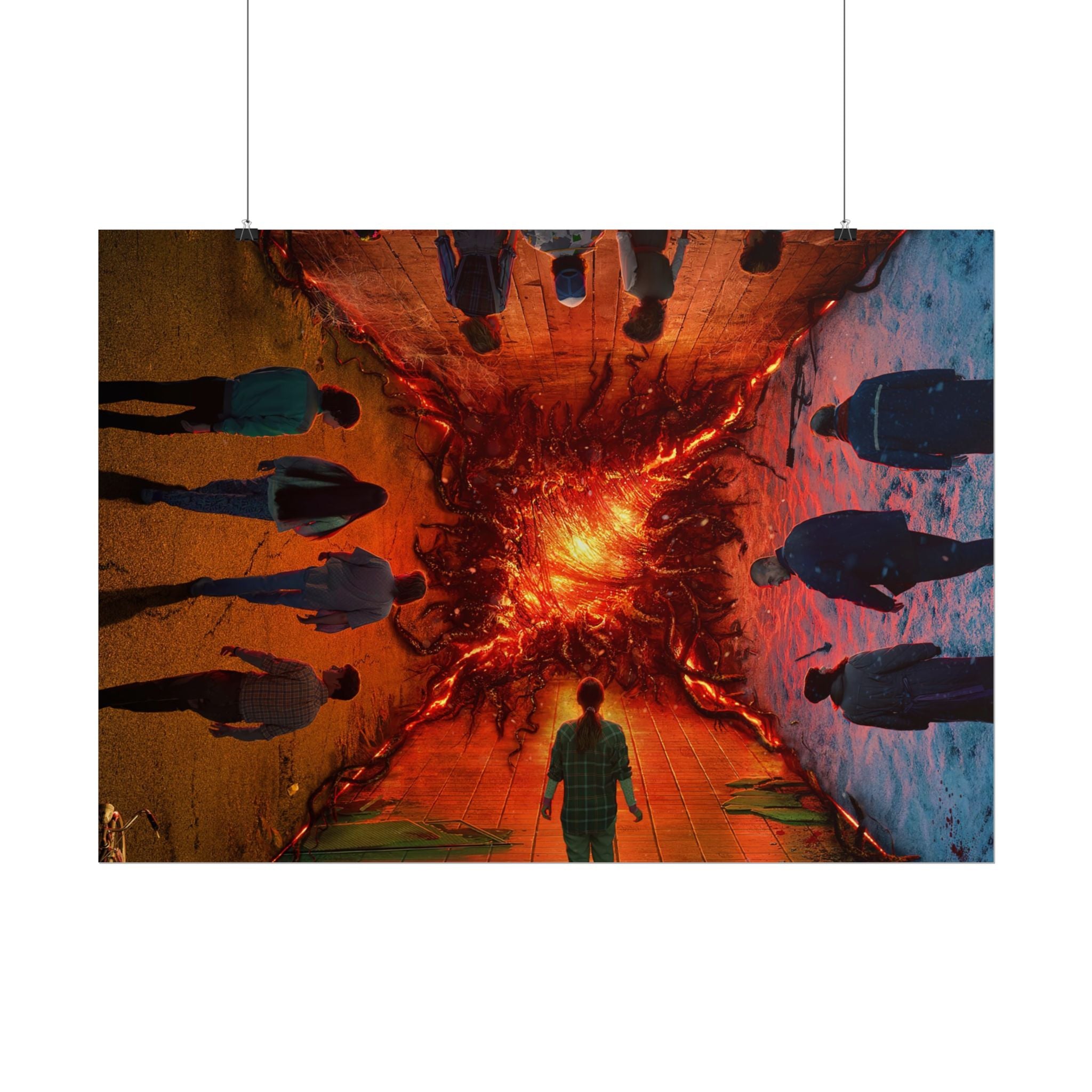 Stranger Things Upside-Down Portal Art Print