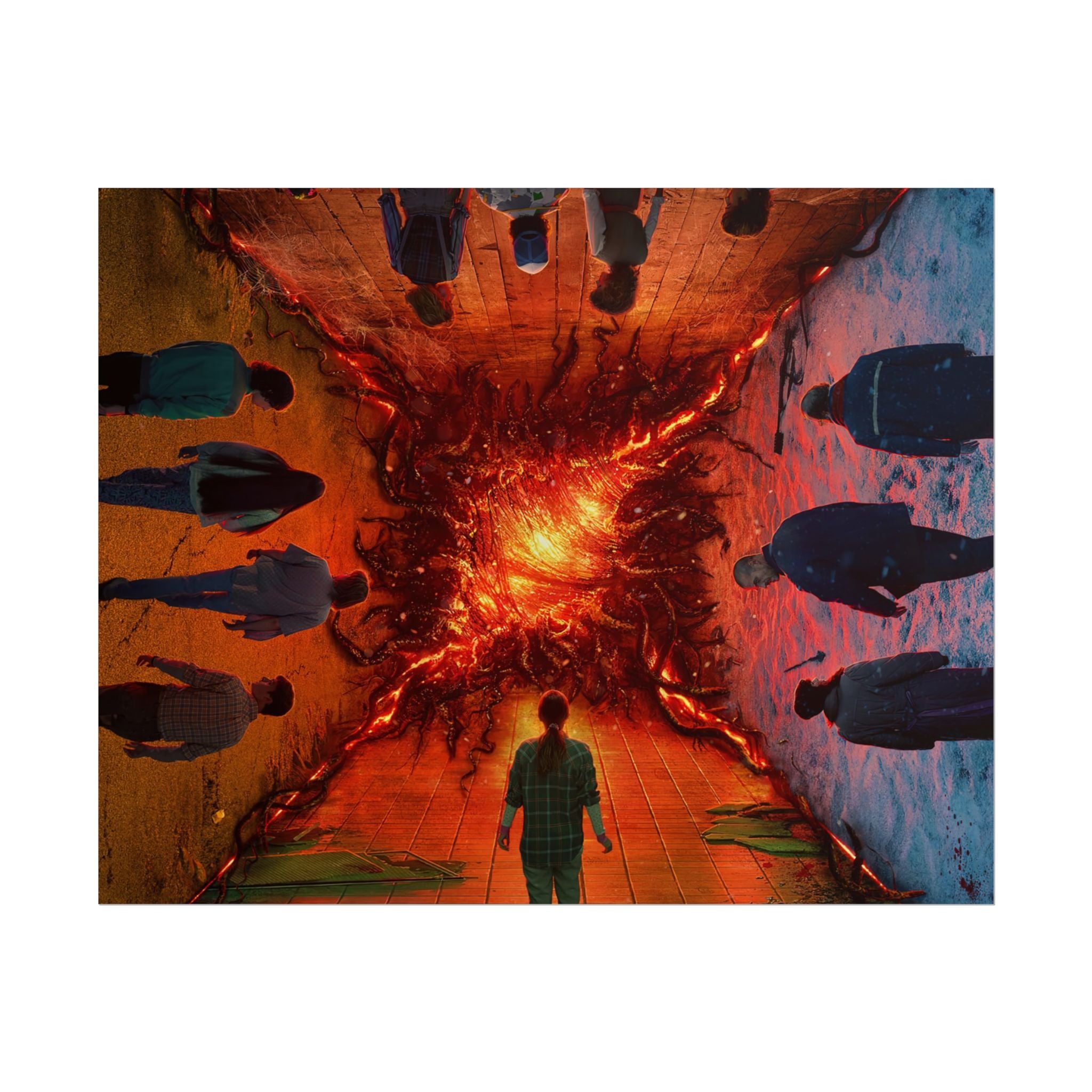 Stranger Things Upside-Down Portal Art Print