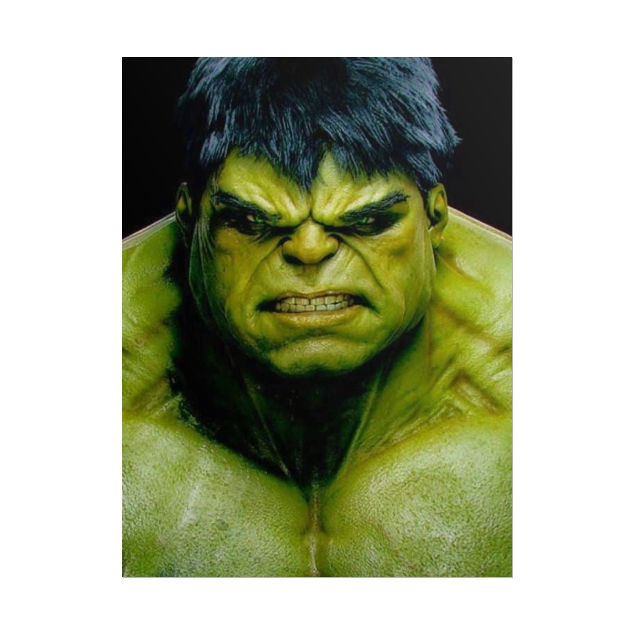 Hulk Lightning Poster — Marvel Vibrant Superhero Wall Art (Rolled Poster)