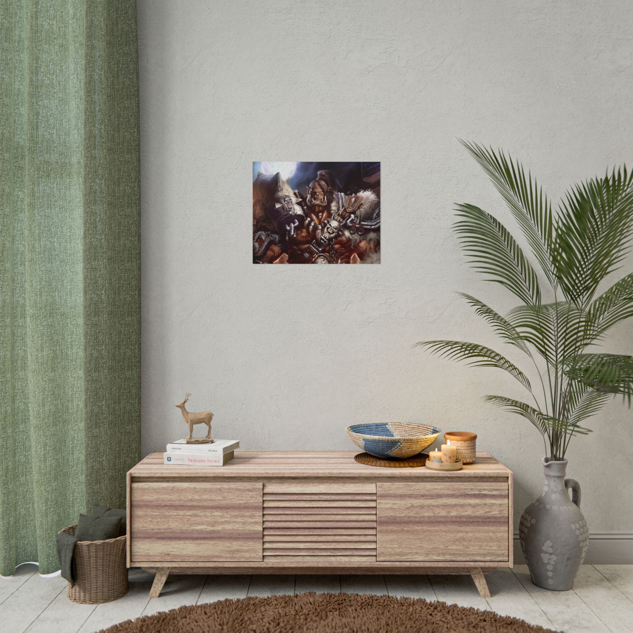 Garrosh Hellscream Fantasy Art Print - World of Warcraft