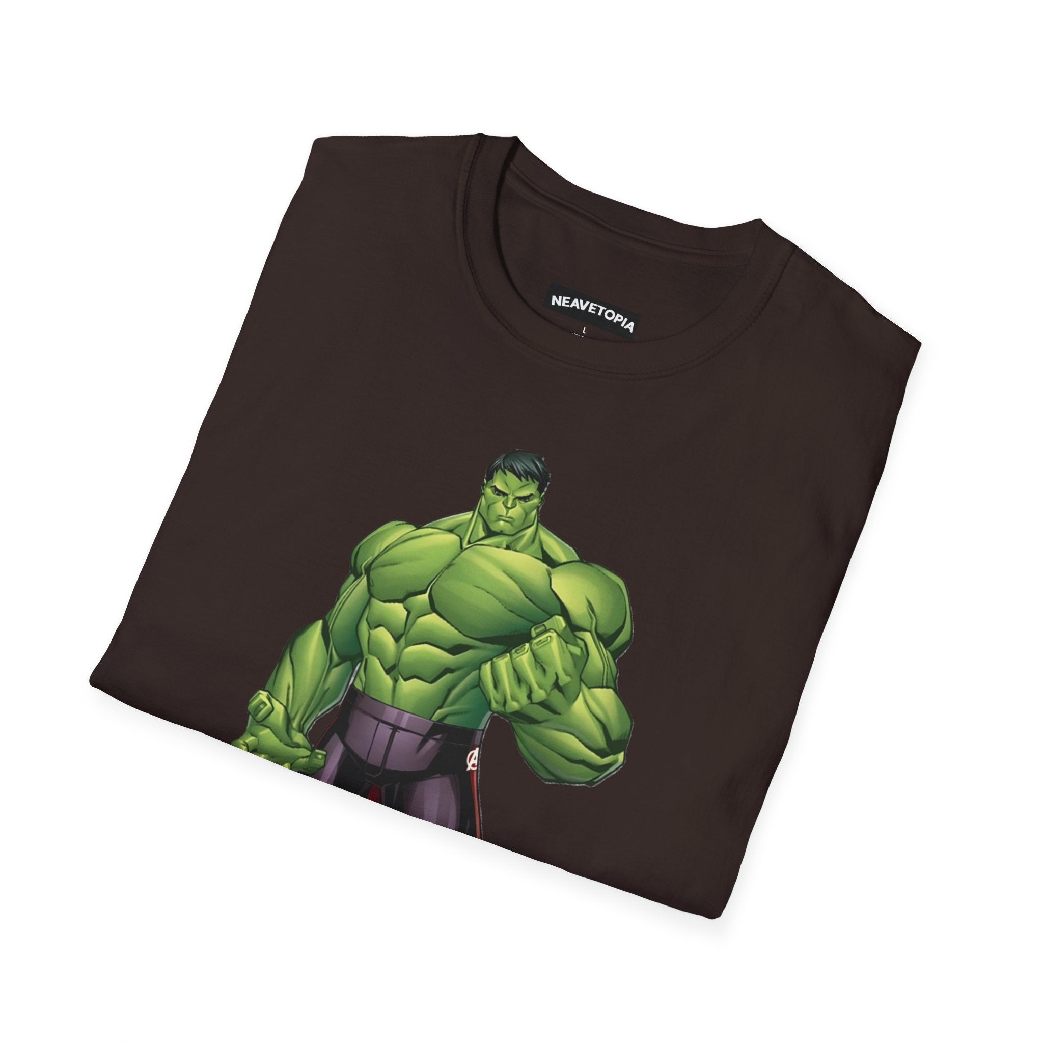 Hulk Avengers Logo T-Shirt — Marvel Hero Collage Graphic Tee