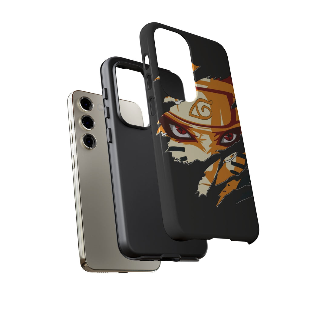 Anime Ninja Phone Case — Intense Shredded Mask Design (Tough Cases)