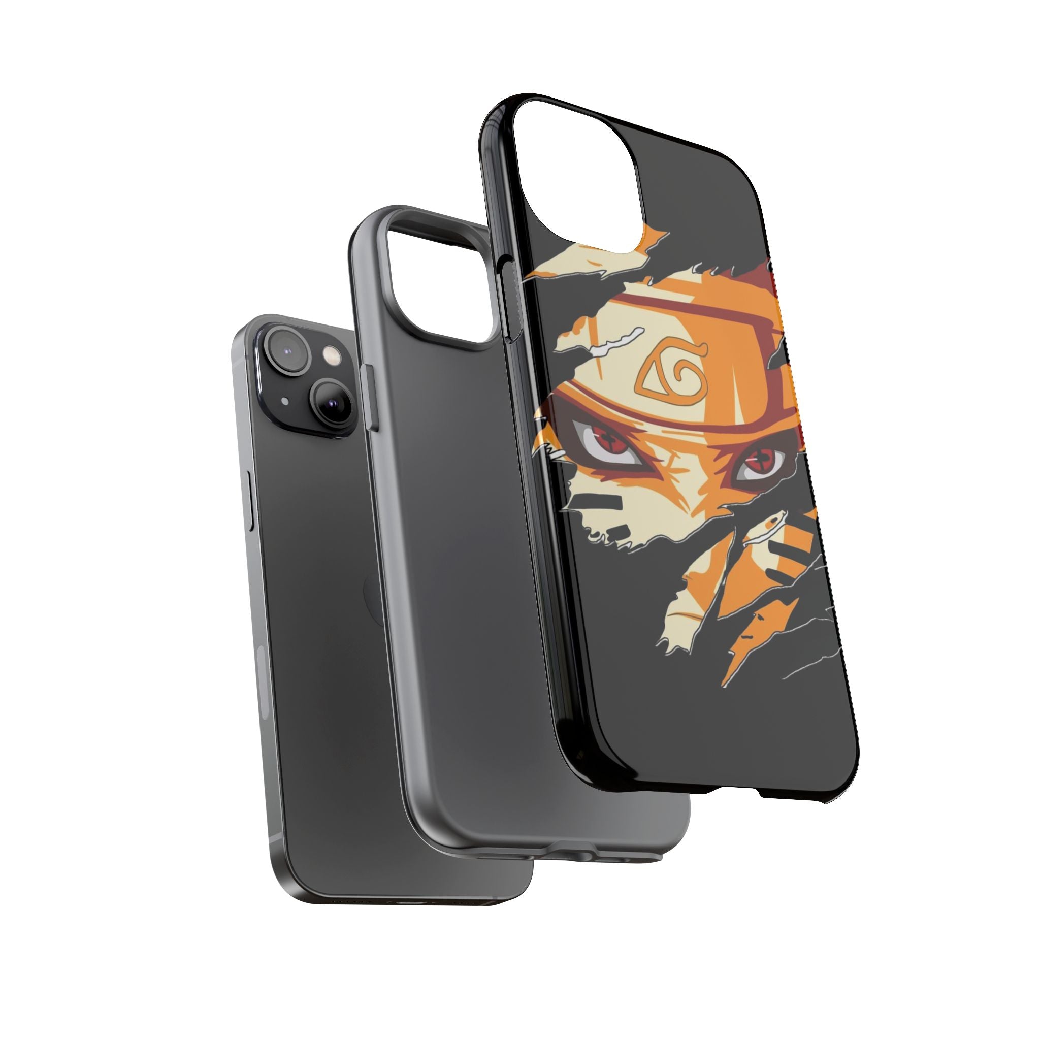 Anime Ninja Phone Case — Intense Shredded Mask Design (Tough Cases)