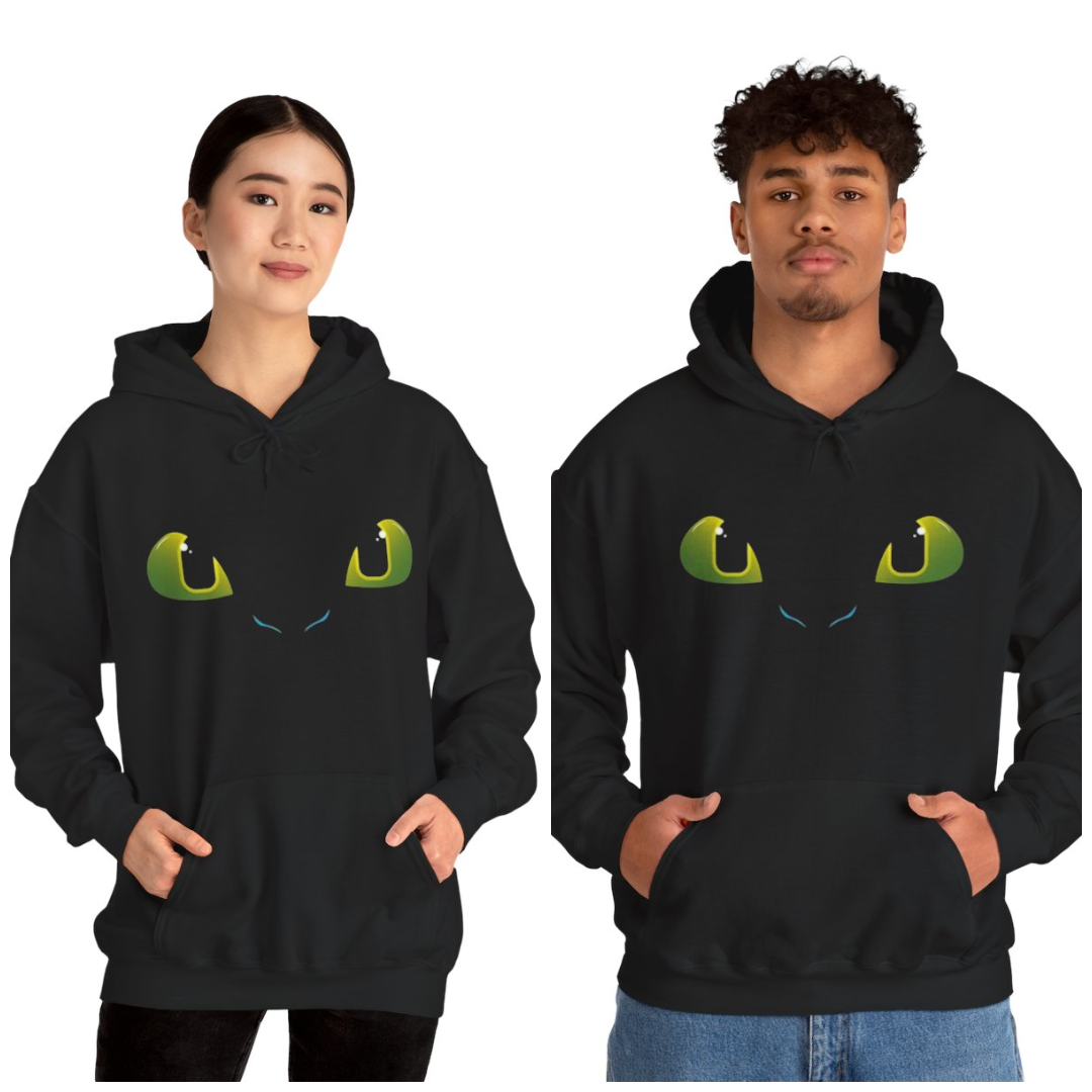 How to Train Your Dragon Toothless Hoodie Eyes