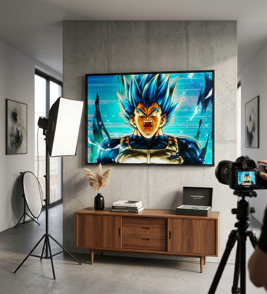 Dragon Ball | Vegeta Super Saiyajin | Anime | Splash Art Paint | Sammleredition