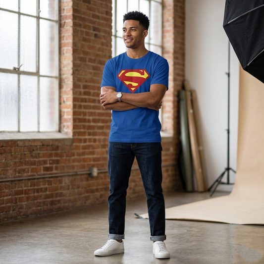 Superman Schild T-Shirt | Superman Siegel und Logo