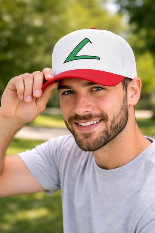 Poke Anime Ash Cap , Original Cap Logo OG