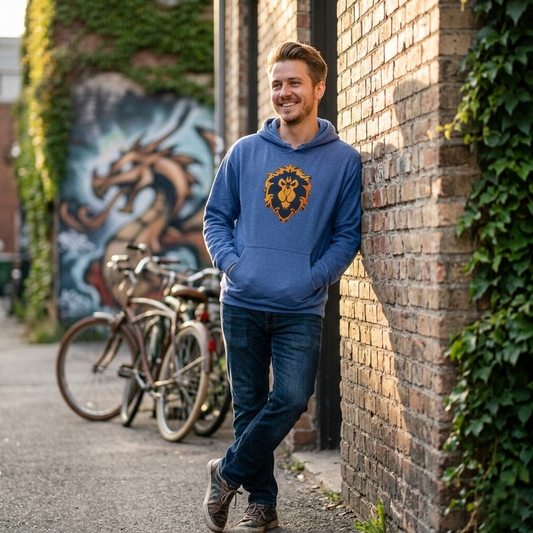 World Of Warcraft Allianz Hoodie WoW | Gaming Hoodie