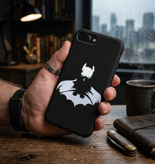 Batman Silhouette Robuste Handyhülle – Dunkler Ritter Schwarze Schutzhülle