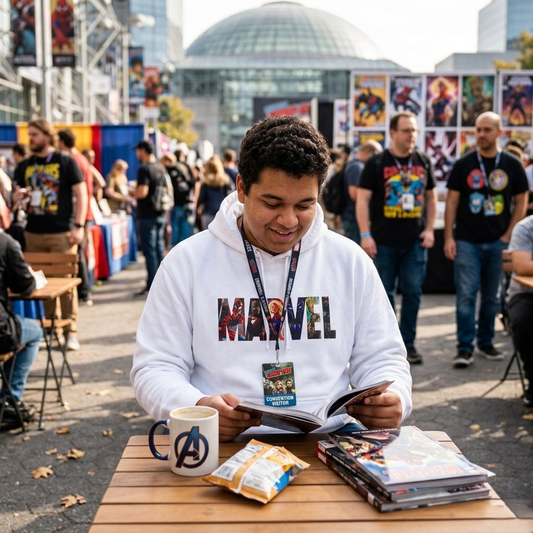 Marvel Logo Hoodie — Graphic Superhero Pullover