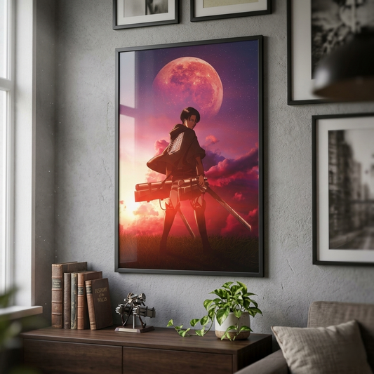 Attack on Titan Poster | Levi | Anime Wandbild | Sammleredition