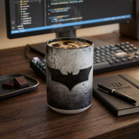 Batman Logo Accent Coffee Mug —  Superhero 11/15oz