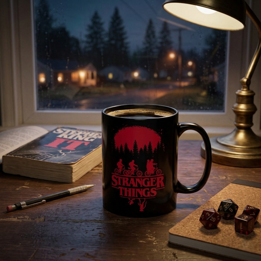 Stranger Things Red Logo Accent Coffee Mug