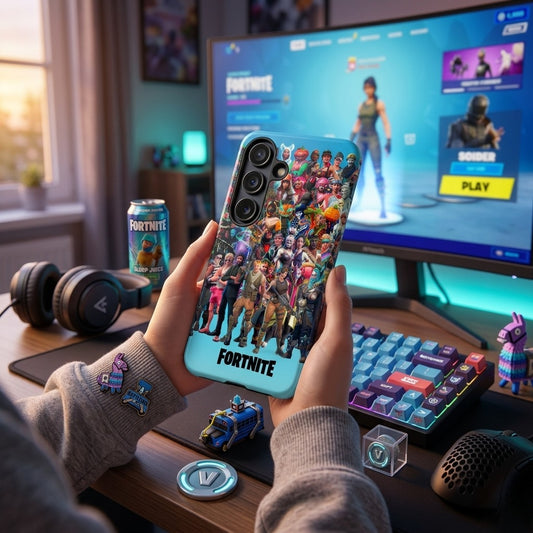 Fortnite Charakter-Collage Handyhülle