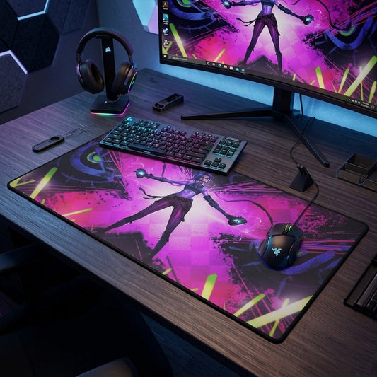 League of Legends Jinx Desk Mat — Gaming Mousepad