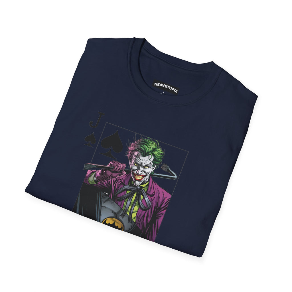 Joker Playing Card T-Shirt — Batman Villain Deck Graphic Tee