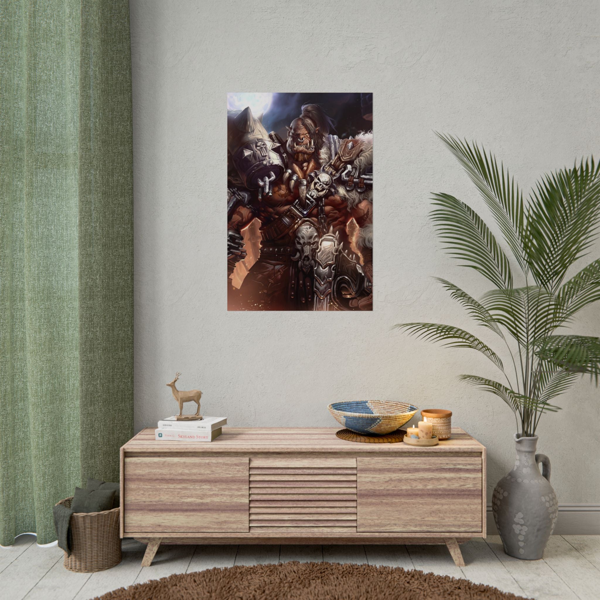 Garrosh Hellscream Fantasy Art Print - World of Warcraft