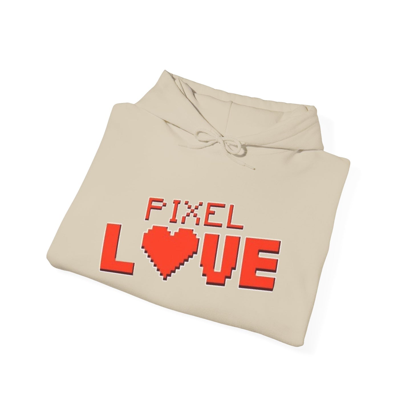 Pixel Love Hoodie – Retro 8-Bit Herz Gamer Valentinstags-Sweatshirt