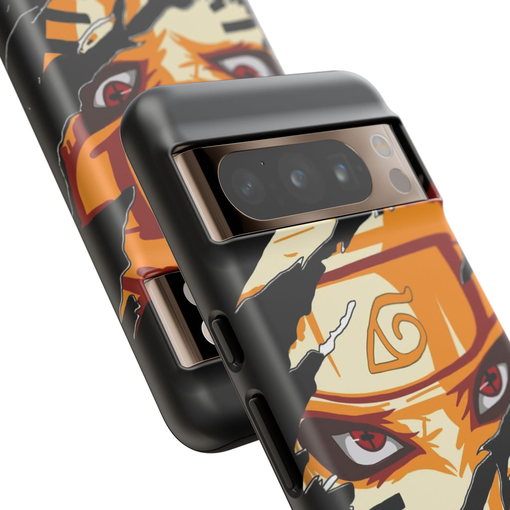 Anime Ninja Phone Case — Intense Shredded Mask Design (Tough Cases)