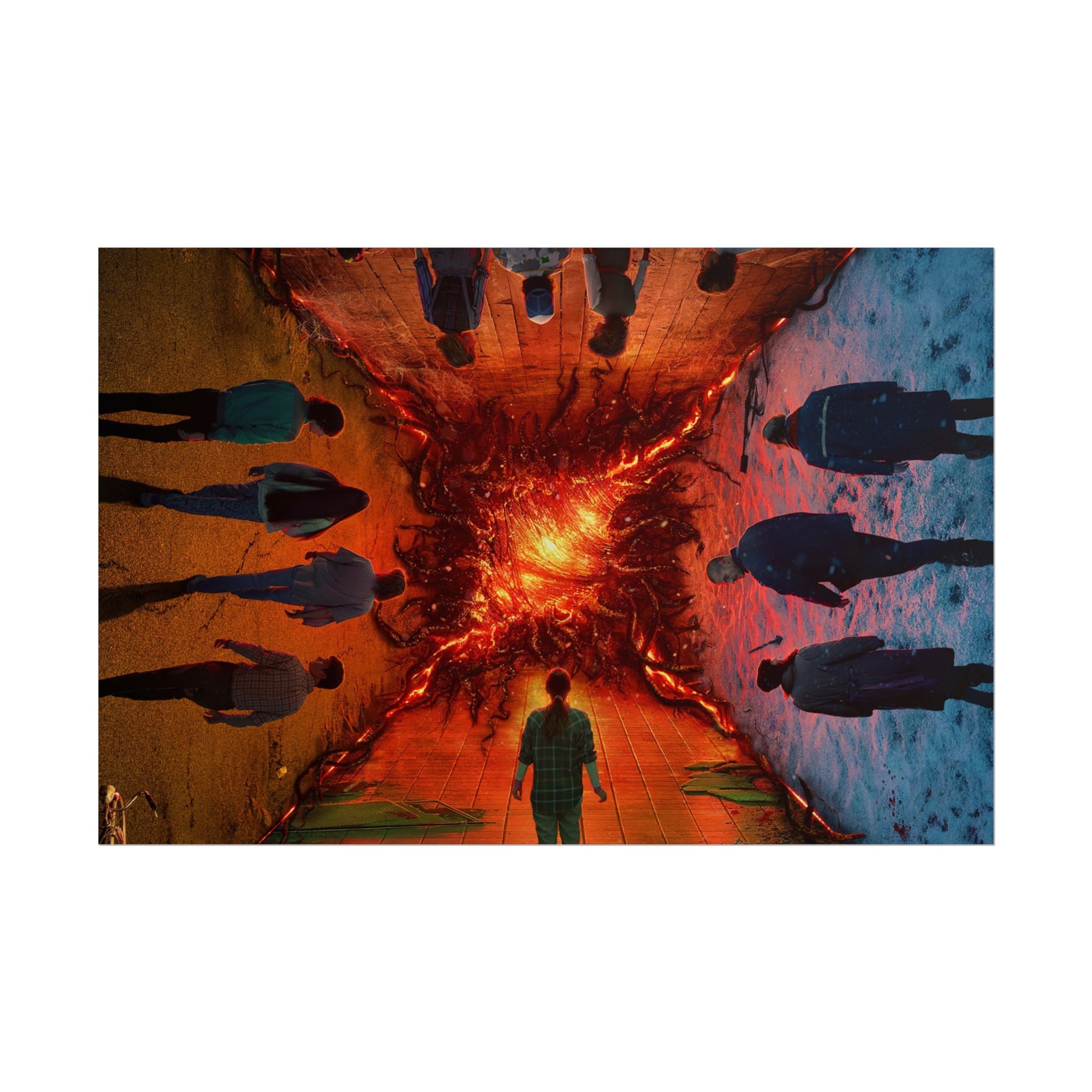 Stranger Things Upside-Down Portal Art Print