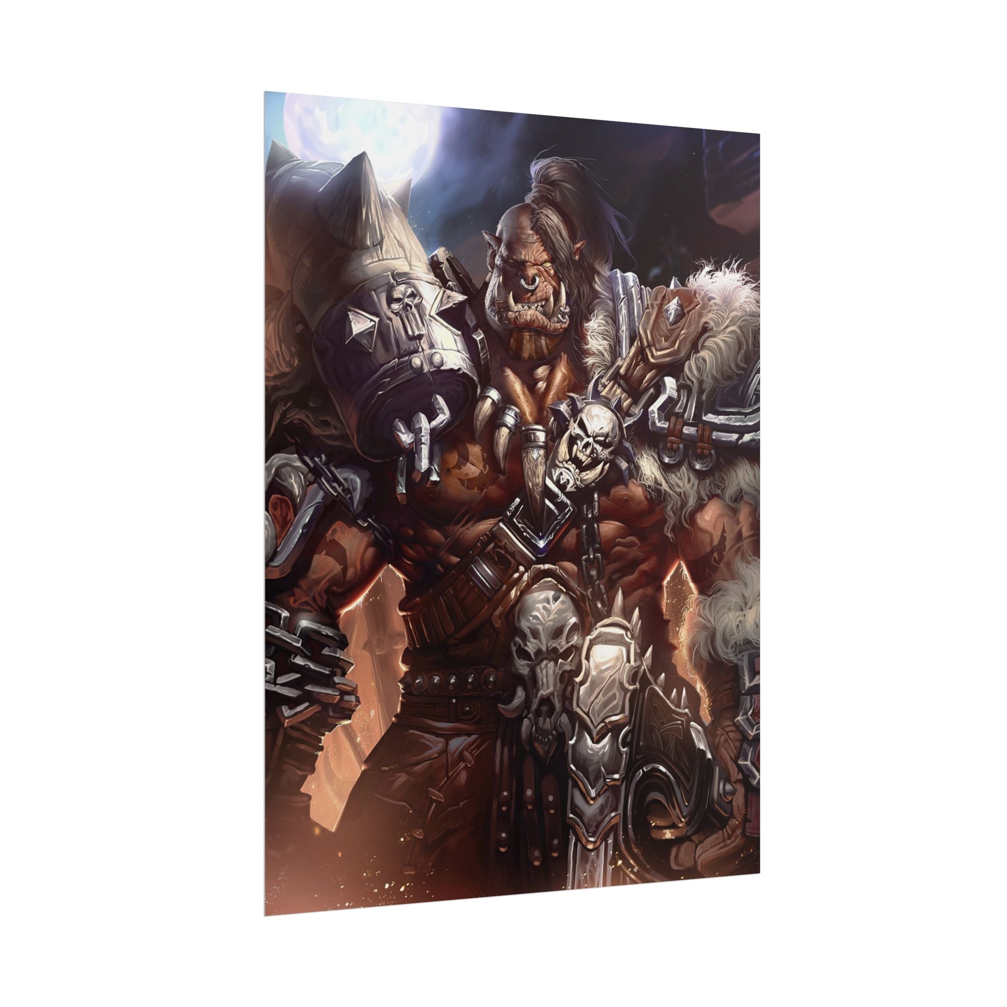 Garrosh Hellscream Fantasy Art Print - World of Warcraft