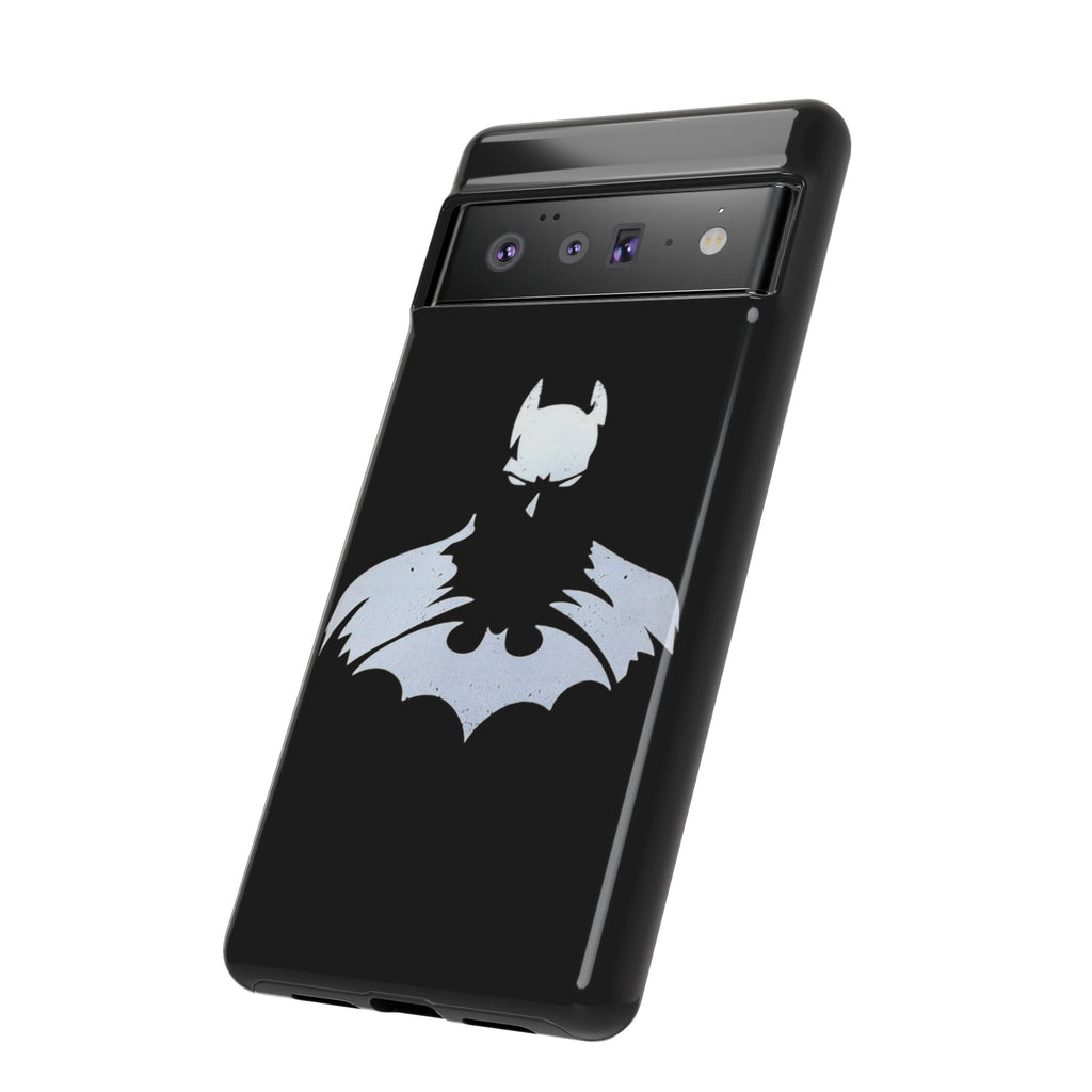 Batman Silhouette Tough Phone Case — Dark Knight Black Protective Cover