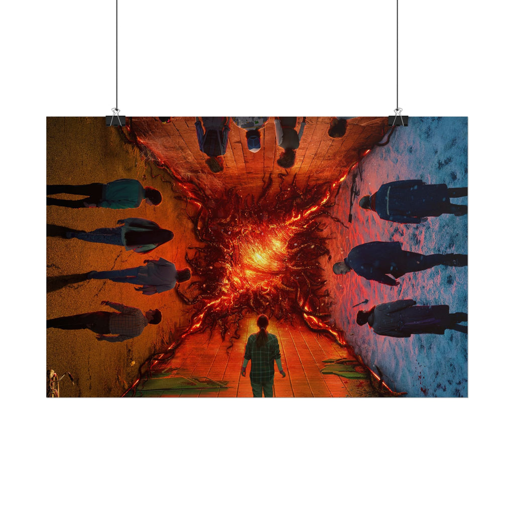 Stranger Things Upside-Down Portal Art Print
