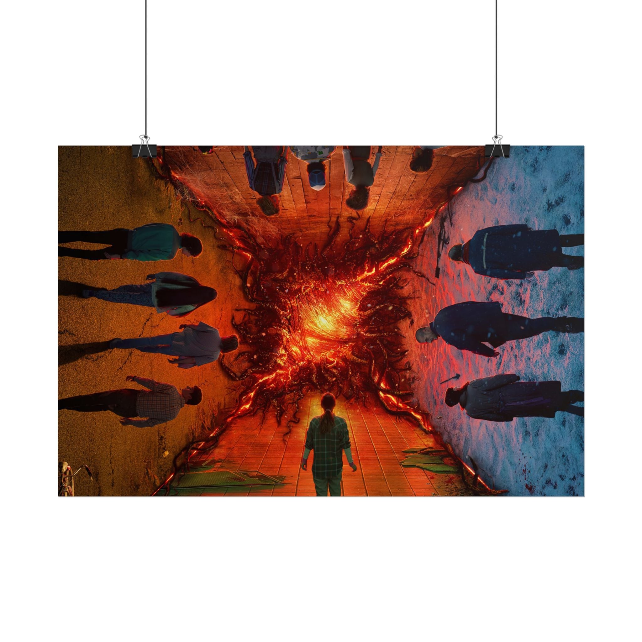Stranger Things Upside-Down Portal Art Print