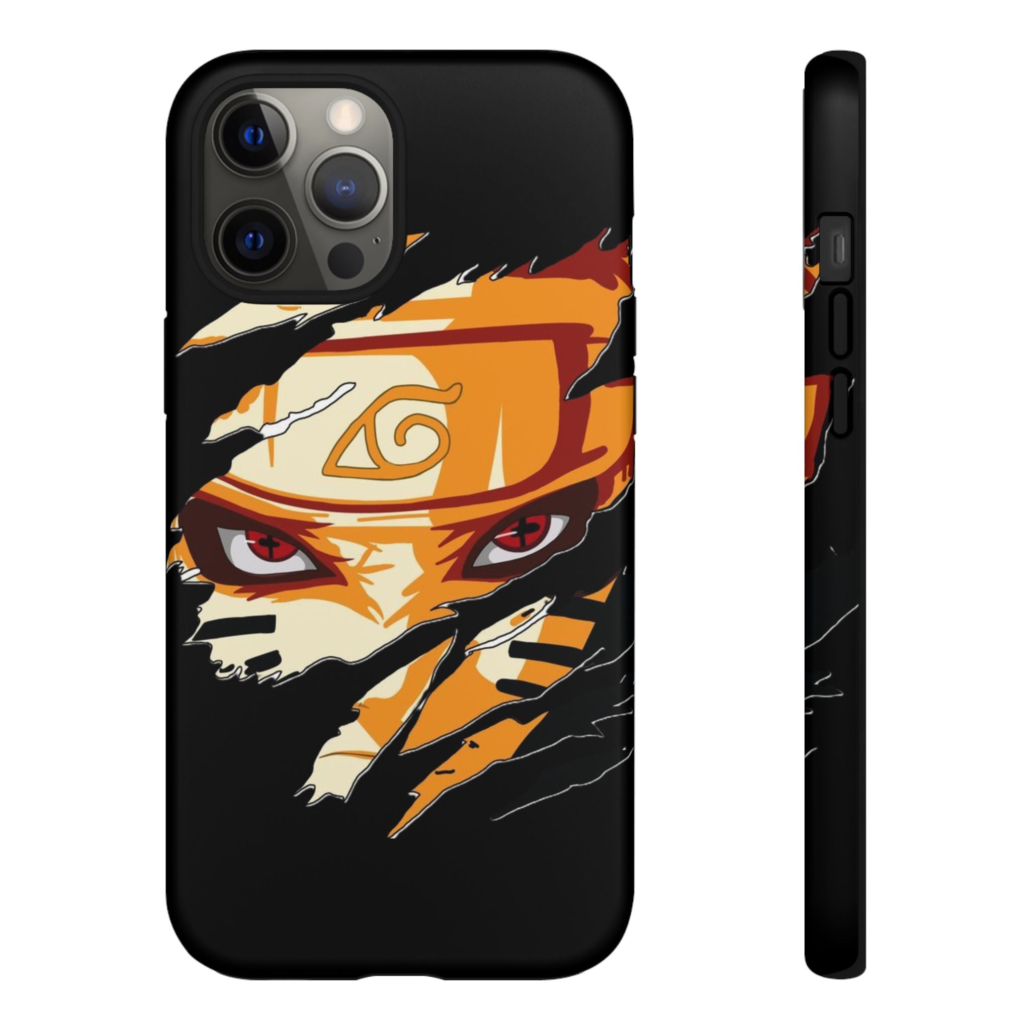 Anime Ninja Phone Case — Intense Shredded Mask Design (Tough Cases)
