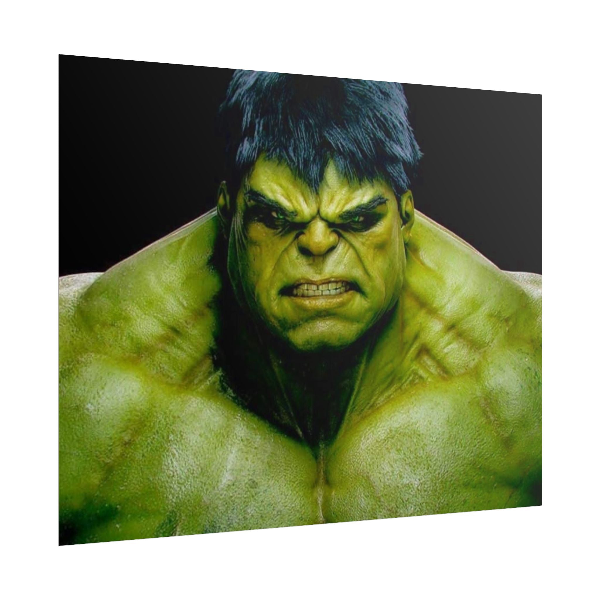 Hulk Lightning Poster — Marvel Vibrant Superhero Wall Art (Rolled Poster)