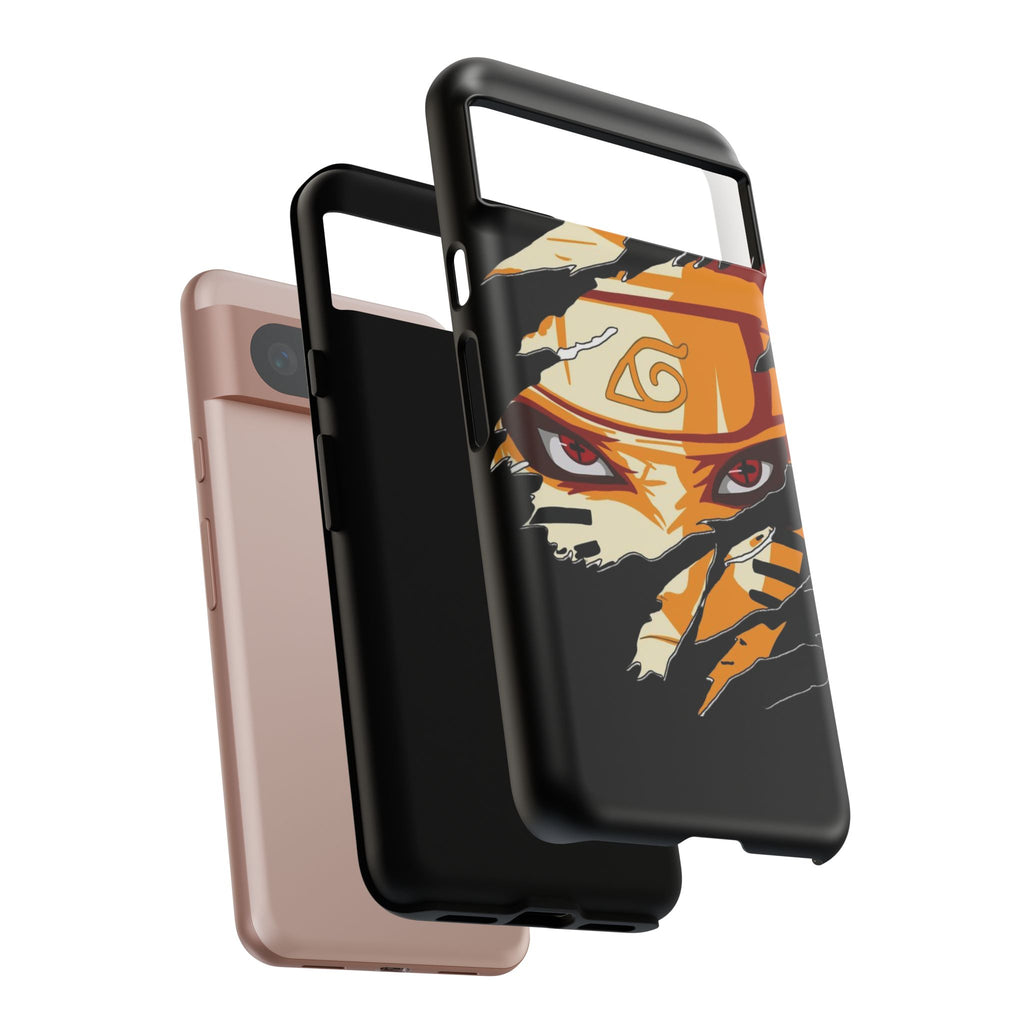 Anime Ninja Phone Case — Intense Shredded Mask Design (Tough Cases)