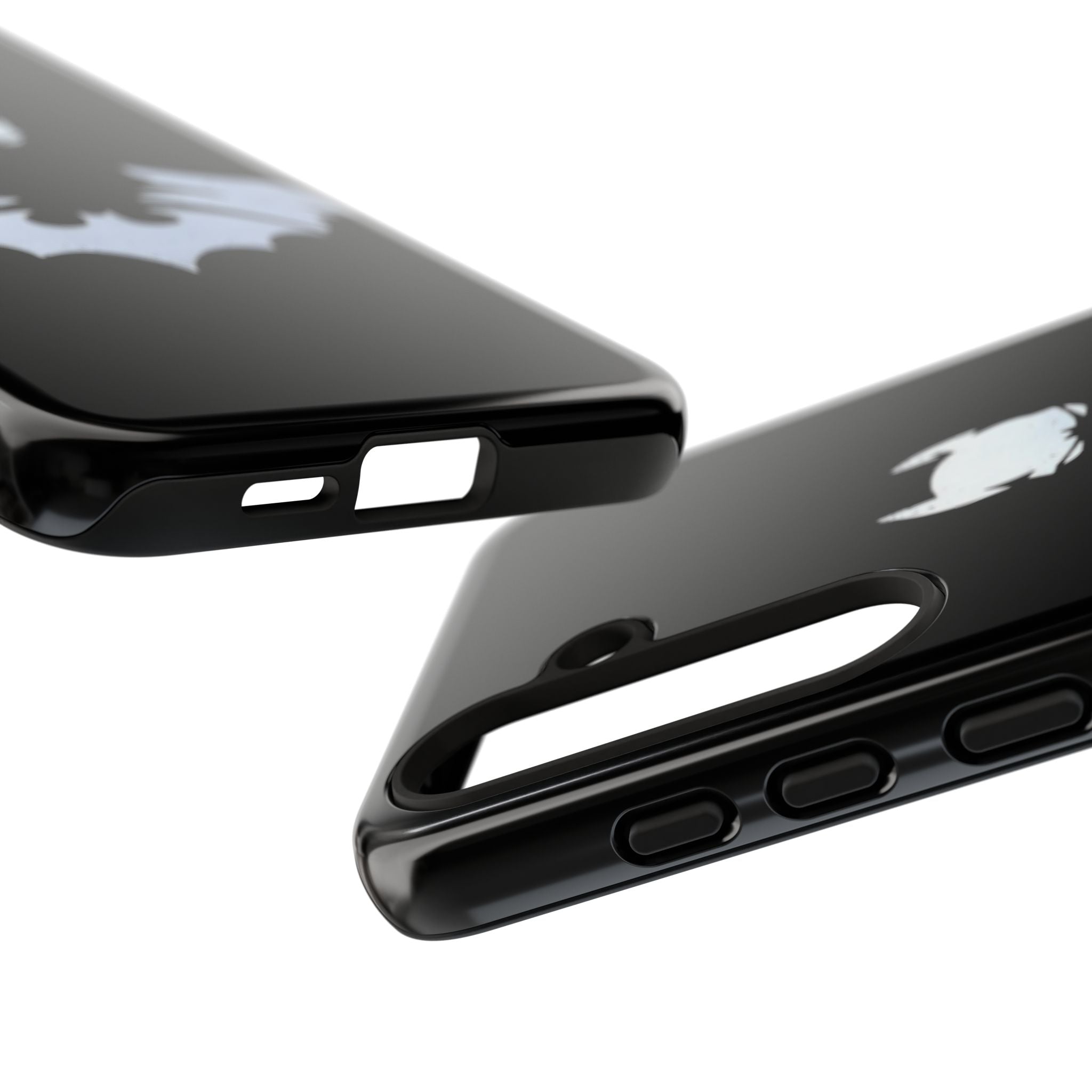 Batman Silhouette Tough Phone Case — Dark Knight Black Protective Cover