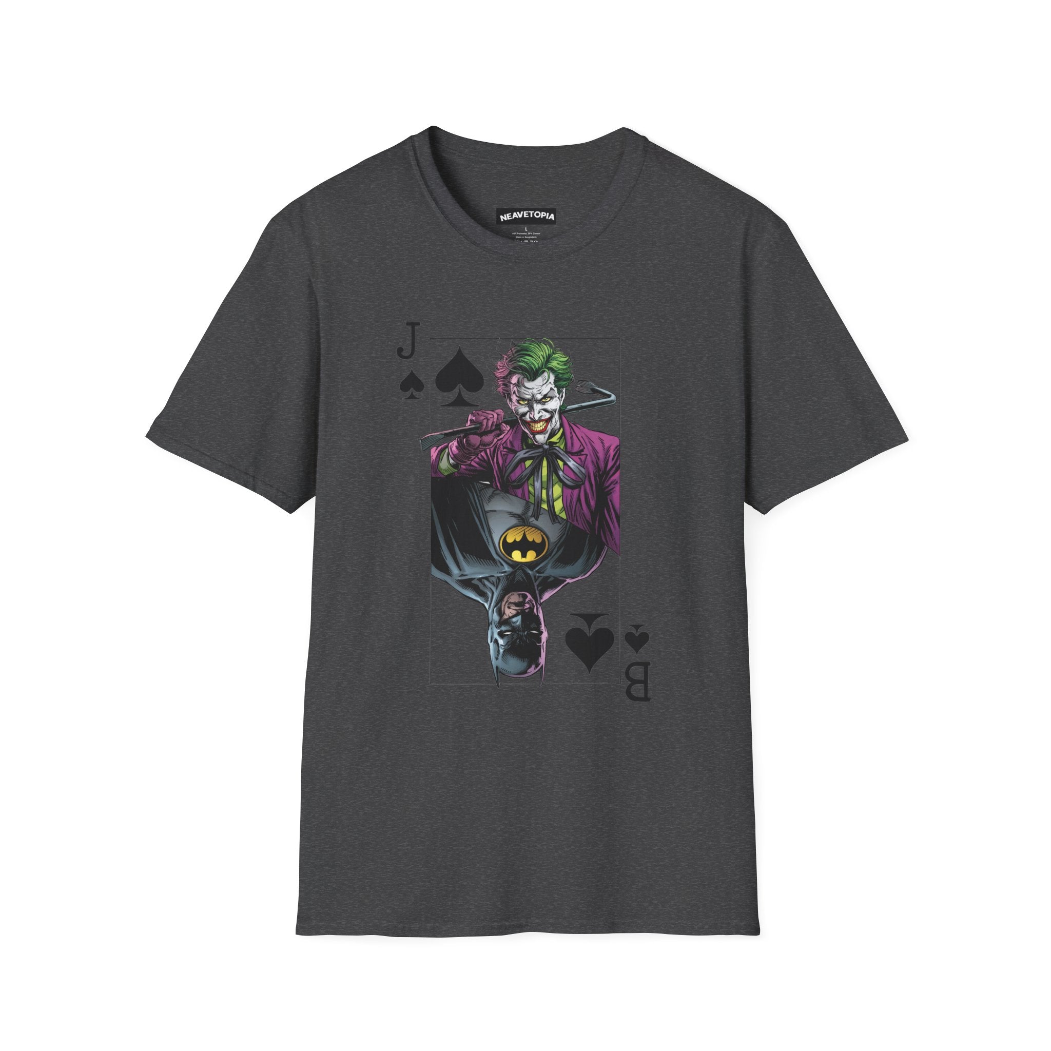 Joker Playing Card T-Shirt — Batman Villain Deck Graphic Tee