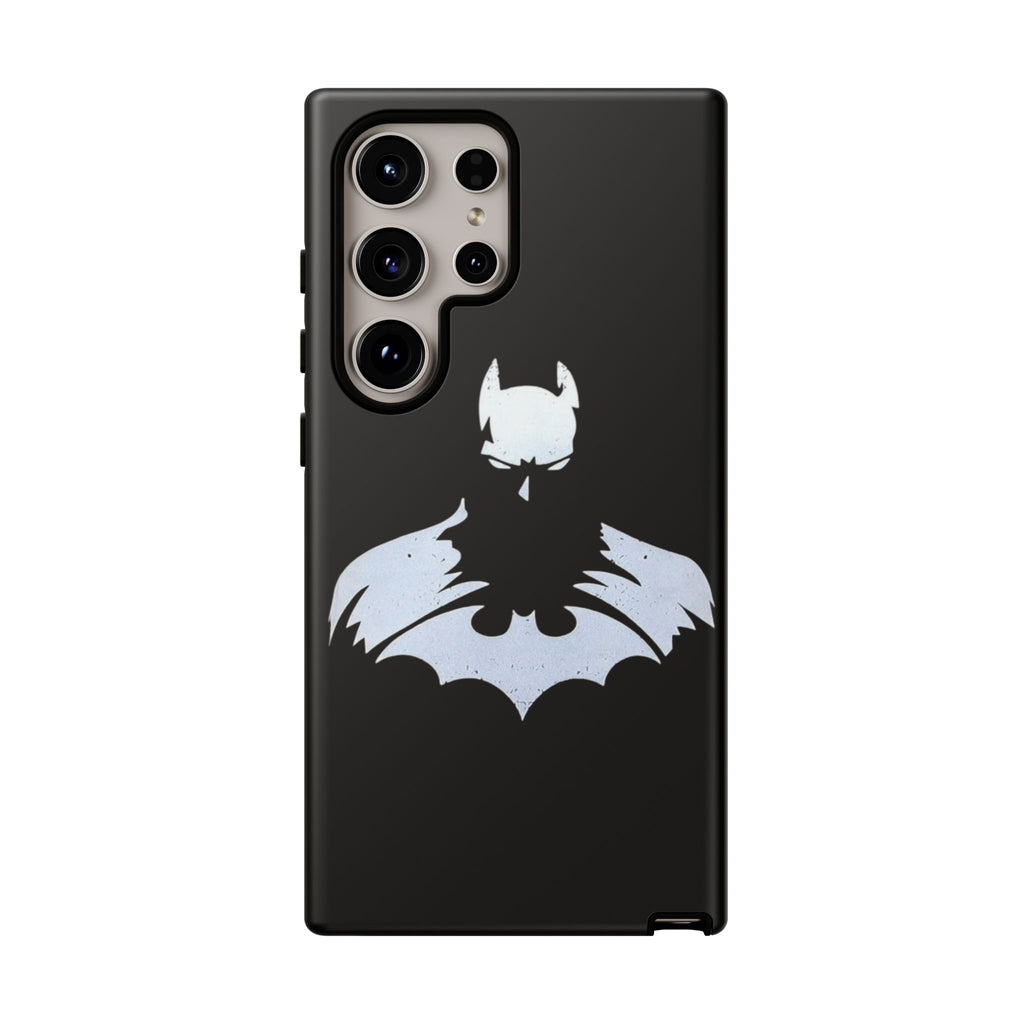 Batman Silhouette Tough Phone Case — Dark Knight Black Protective Cover