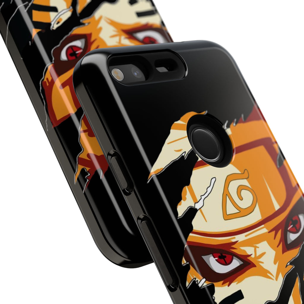 Anime Ninja Phone Case — Intense Shredded Mask Design (Tough Cases)